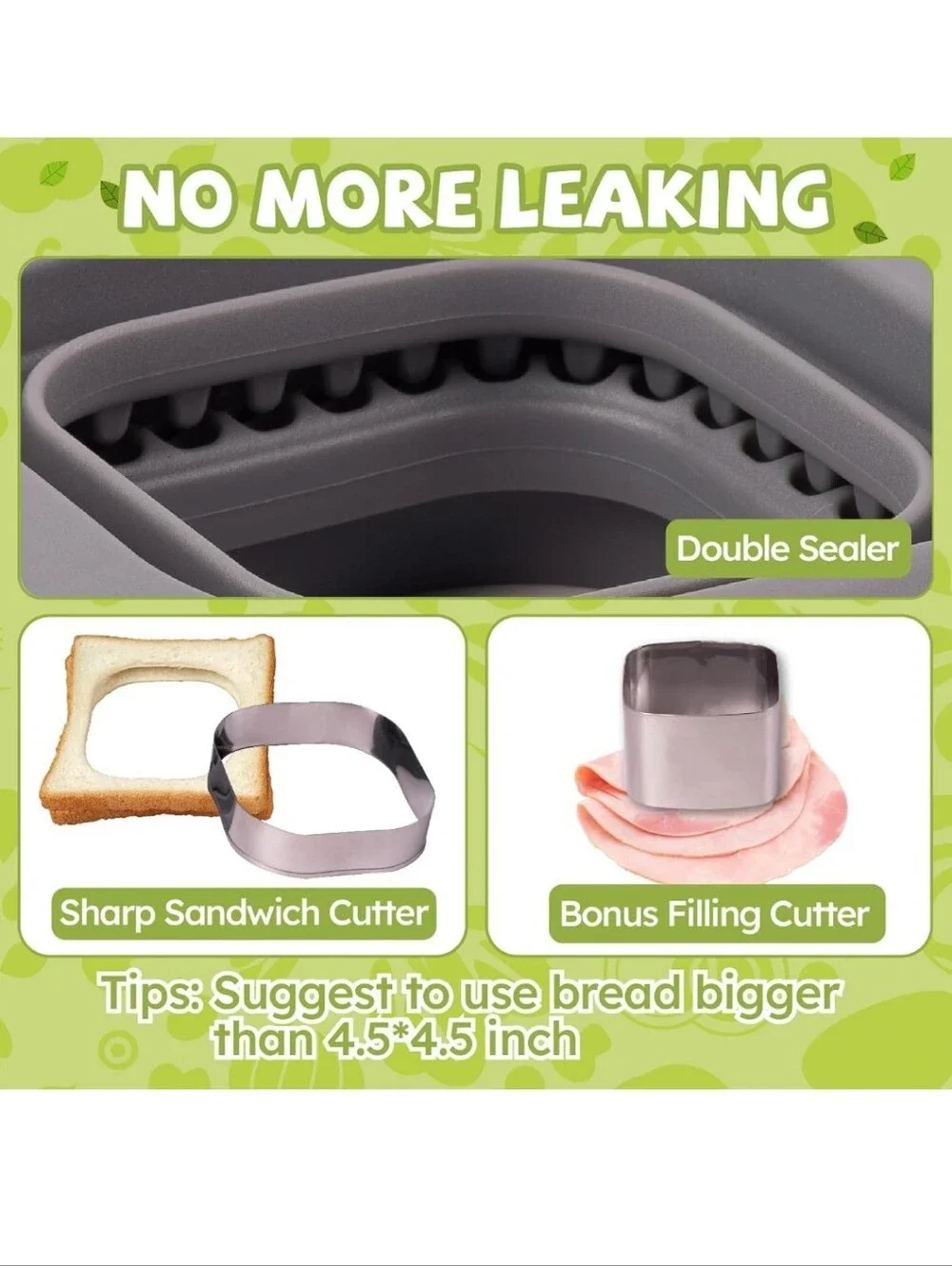 LEPCY Uncrustable Sandwich Maker Sealer